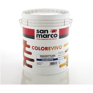 Colorevivo Bianco, Idropittura Superlavabile Per Interni - Lt. 14