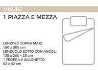 Completo Lenzuola In Morbida Flanella Made Italy Disegno Tirolo C.N - 1 Piazza E Mezza - Tirolo