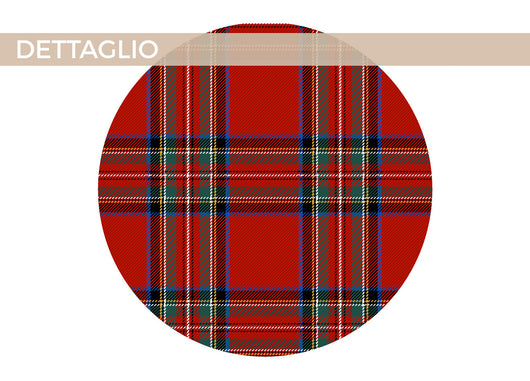 Completo Lenzuola In Morbida Flanella Made Italy Disegno Natalizio Scozzese C.N - Piazza Mezza - Scozzese