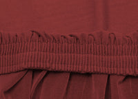 Copridivano Antimacchia Elasticizzato Penisola Componibile Tinta Unita Modello Perfetto - Poltrona - Bordeaux