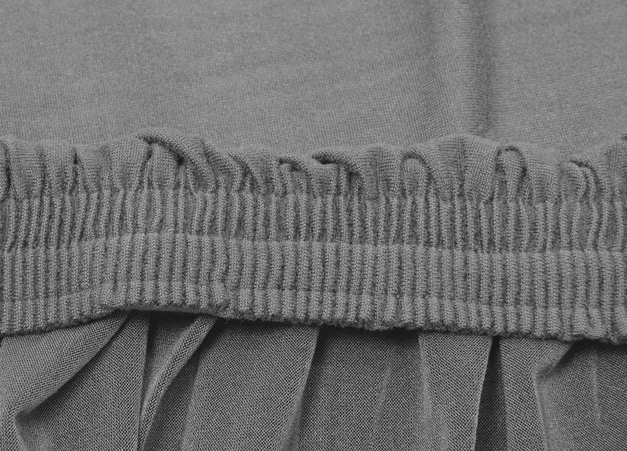 Copridivano Antimacchia Elasticizzato Penisola Componibile Tinta Unita Modello Perfetto - 3 Posti - Grigio Scuro