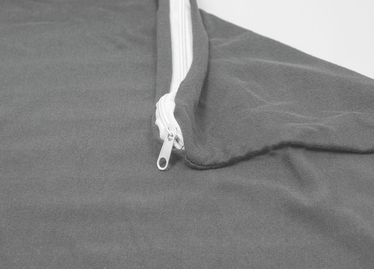 Copridivano Antimacchia Elasticizzato Penisola Componibile Tinta Unita Modello Perfetto - Poltrona - Grigio Scuro