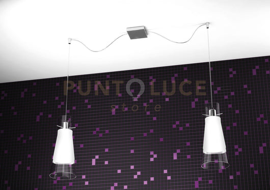 CONE SOSPENSIONE 2 LUCI SPOSTABILI 1079-S2-S