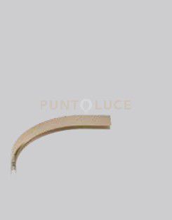 CONNESSIONE ANGOLO CURVO R30 A SUPERFICIE ORO