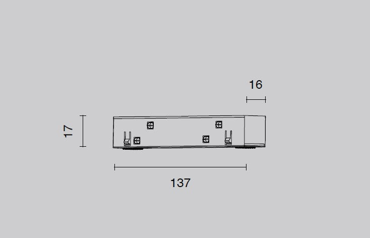 CONNESSIONE ELETTRICA LINEARE BIANCO