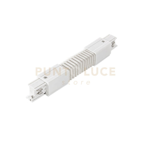 LED-RAIL-FLEX-BCO CONNESSIONE FLESSIBILE LINEARE PER BINARIO TRIFASE RAIL BIANCO 3,78X3,44X4,2CM