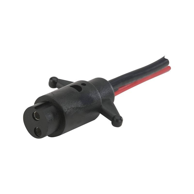 CONNETTORE FEMMINA 12V 2 POLI