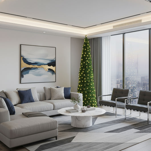 Sugarplum - Albero di Natale a Cono con 560 Luci LED in PVC Ø66x210H cm