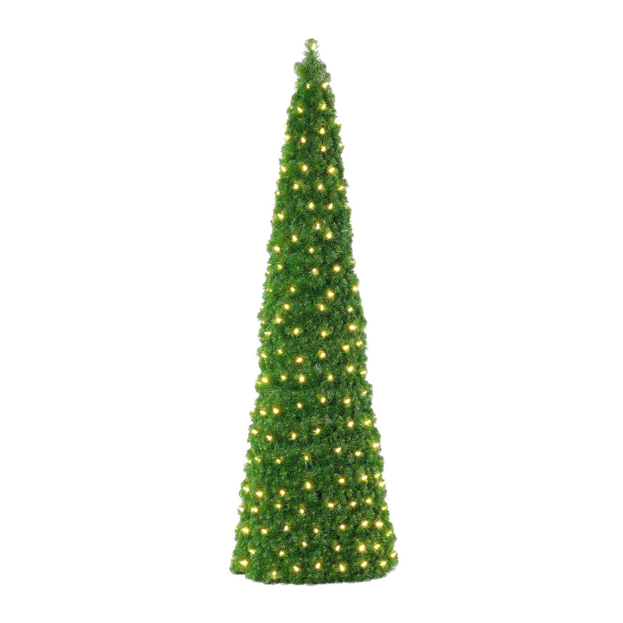 Sugarplum - Albero di Natale a Cono con 720 Luci LED in PVC Ø70x240H cm