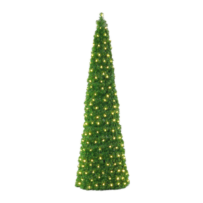 Sugarplum - Albero di Natale a Cono con 720 Luci LED in PVC Ø70x240H cm