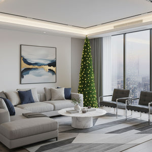 Sugarplum - Albero di Natale a Cono con 720 Luci LED in PVC Ø70x240H cm