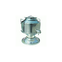 CONTENITORE ACCIAIO INOX PER OLIO 5 L CON BASE