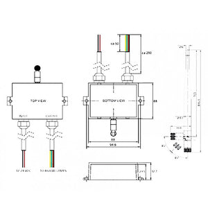 CONTROLLER LUCI RGBW BLUETOOTH