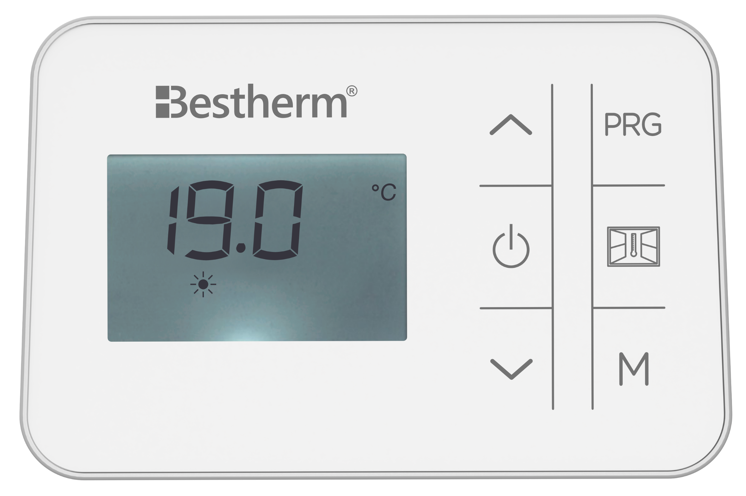 Radiatore elettrico fisso ad inerzia secca in ghisa 2000W BIA orizzontale bianco