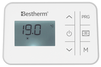Radiatore elettrico fisso ad inerzia secca in ghisa 2000W BIA orizzontale bianco