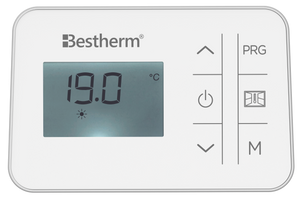 Radiatore elettrico fisso ad inerzia secca in ghisa 2000W BIA orizzontale bianco
