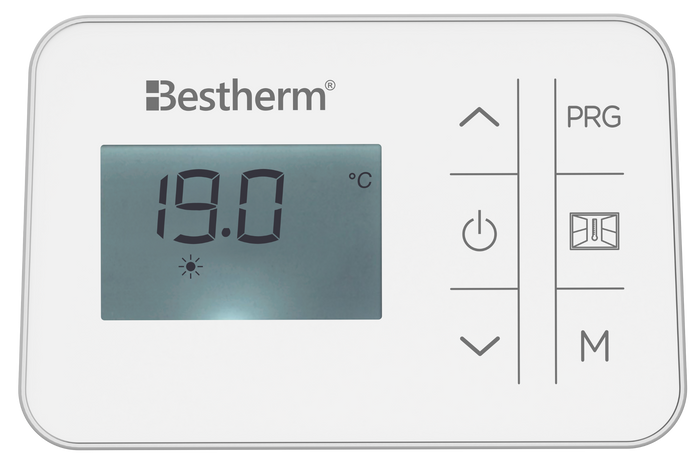 Radiatore elettrico fisso ad inerzia secca in ghisa 2000W BIA orizzontale bianco