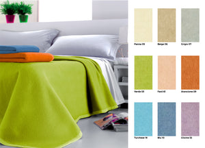 Coperta Jacquard in Misto Lana Modello Jenny - 2 Piazze - Panna 05