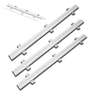 *STOCK* n.3 metri (3 barre da 1mt)  Striscia In Gesso Ceramico predisp. LED  90x1000mm