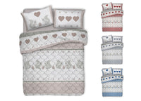 Trapunta Piumone Invernale Linea Pensieri Delicati Disegno Scoiattolo - Singolo - Rosso