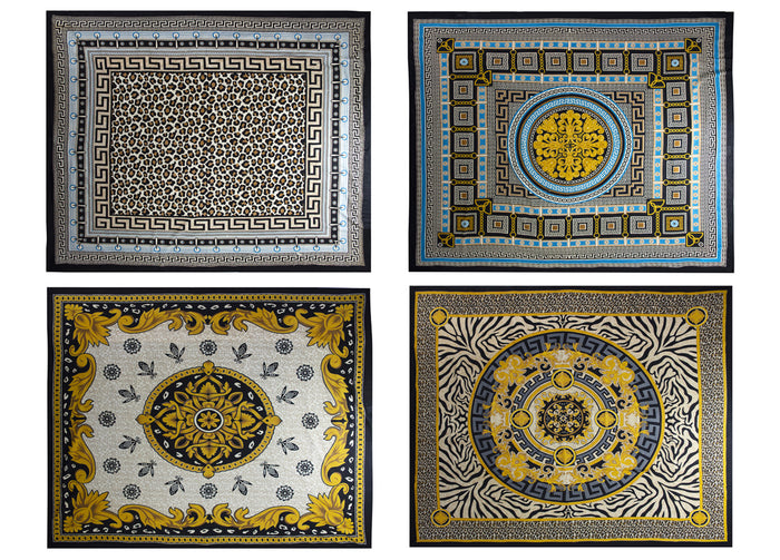 Telo Mare Spiaggia Grande Antisabbia Parasole Modello Batik Barocco - Telo Mare - Leopard D1