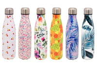 Borraccia Termica 500ml Bottiglia Acqua Thermos Caffè E Bevande Calde In Acciaio In Fantasia Doppio Strato - Borraccia - Felce Verde