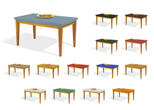 Copritavolo Antimacchia Elasticizzato  In Tinta Unita Copri Tavola Genius - 12 Posti - Bordeaux 1003