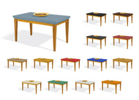 Copritavolo Antimacchia Elasticizzato  In Tinta Unita Copri Tavola Genius - 12 Posti - Arancione 1009