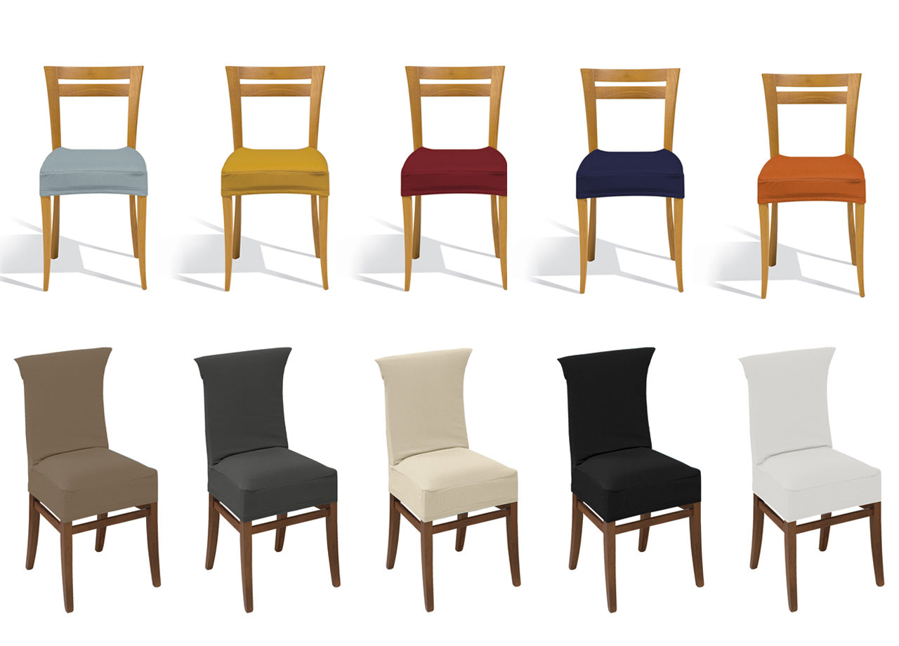 Coppia Coprisedia/Copriseggiola Antimacchia Tinta Unita Modello Magic - Copriseggiola - Tortora