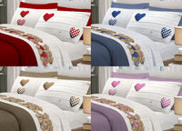 Completo Lenzuola Linea Pensieri Delicati 100% Cotone Disegno New Orsetti - Singolo - Beige