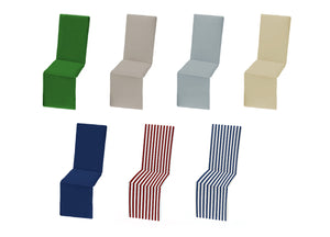 Materassino Cuscino Per Lettino Sole Spiaggia Con Poggiapiedi Sdraio Piscina Garden - Materassino - Tortora TU