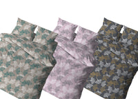 Copritrapunta Sacco Per Trapunta 100% Cotone Disegno Ginko - Matrimoniale - Verde