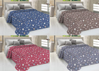 Copriletto Piquet Primavera Estate 100% Cotone Sofia Disegno La Palla - Matrimoniale - Rosso