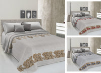 Copriletto Piquet Primavera Estate 100% Cotone Disegno New Orsetti - Singolo - Blu