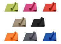 Tappetino Fitness Ammortizzante Antiscivolo 4mm Tappeto Sport Yoga Pilates - 61x173 - Blu