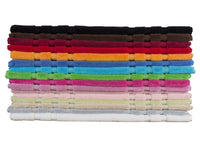 Tappeto Casa Bagno Morbido 50x65cm Tinta Unita 100% Cotone Modello Sophie - Tappeto - Rosso