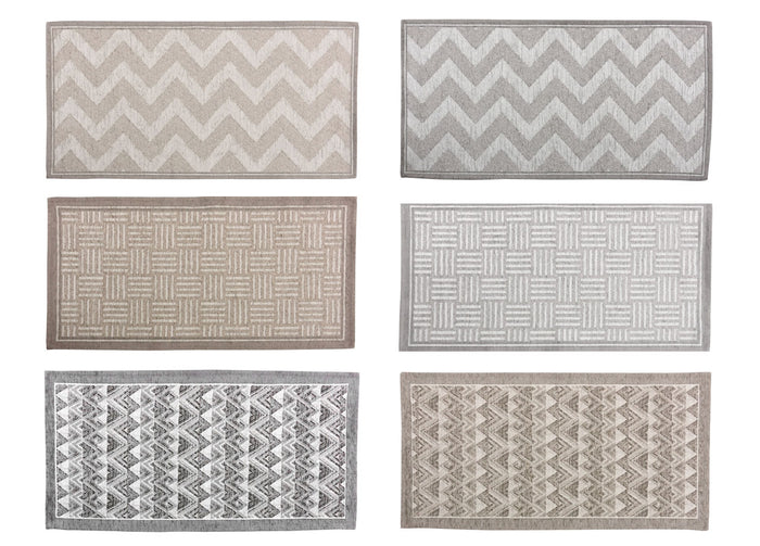 Tappeto Passatoia Cucina Corsia Retro Antiscivolo Disegni New Varie Fantasie By Suardi - 55x115 - Luxor Beige