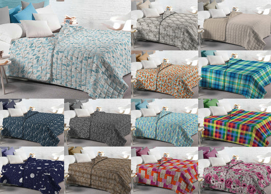 Quilt Trapuntino Piumino Estivo 100gr/mq Microfibra Bea Varie Fantasie - Piazza E Mezza - DIS.13