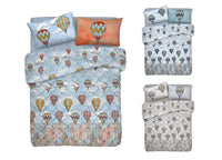 Trapuntino Piumino Estivo 100gr Linea Pensieri Delicati Disegno Volare - Singolo - Arancio