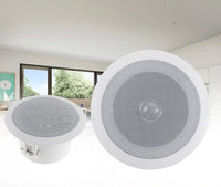 COPPIA CASSE ALTOPARLANTI AUDIO BLUETOOTH SOFFITTO INCASSO CASA 15W 180MM 81484