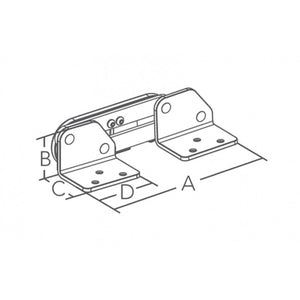 COPPIA CERNIERE AISI 316 PER SEDILE