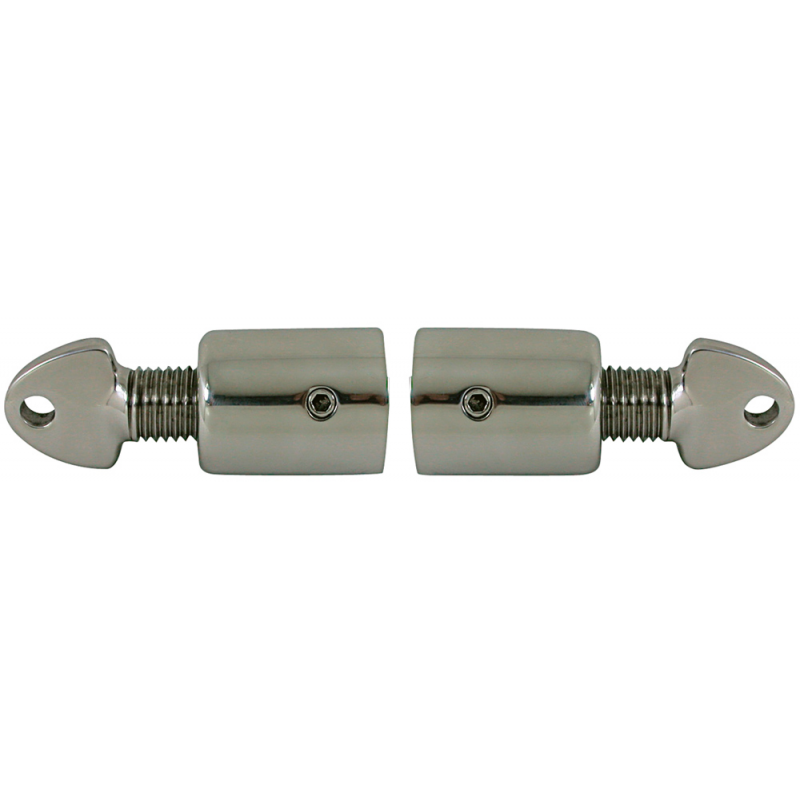 COPPIA DI GIUNTO INOX Ø MM.25