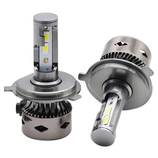 COPPIA LAMPADE LED AUTO FARI H4 D8 CANBUS MOTO LAMPADINE 42W 6000K 4200LM