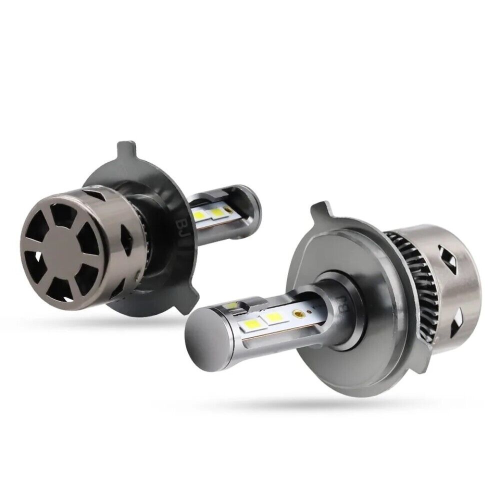 COPPIA LAMPADE LED AUTO FARI H4 D8 CANBUS MOTO LAMPADINE 42W 6000K 4200LM