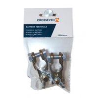 COPPIA MORSETTO BATT OTTONE M10+M8-