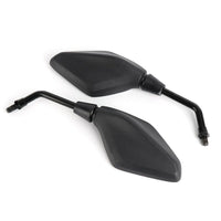 COPPIA SPECCHIETTI RETROVISORI MOTO CROSS SCOOTER CUSTOM NERO M8 / M10