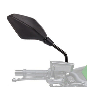 COPPIA SPECCHIETTI RETROVISORI MOTO CROSS SCOOTER CUSTOM NERO M8 / M10