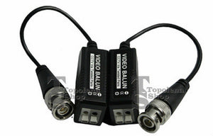 COPPIA TRASMETTITORI VIDEO BALUN FINO A  500 M UTP CAVETTO CCTV BNC UTP CAT5
