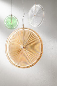 COPPIA VETRI JOKEY D.30 TRASPARENTE PER SOSPENSIONE