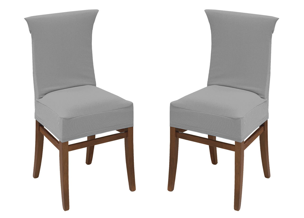 Coppia Coprisedia Con Schienale Antimacchia In Tinta Unita Modello Easy Sassi